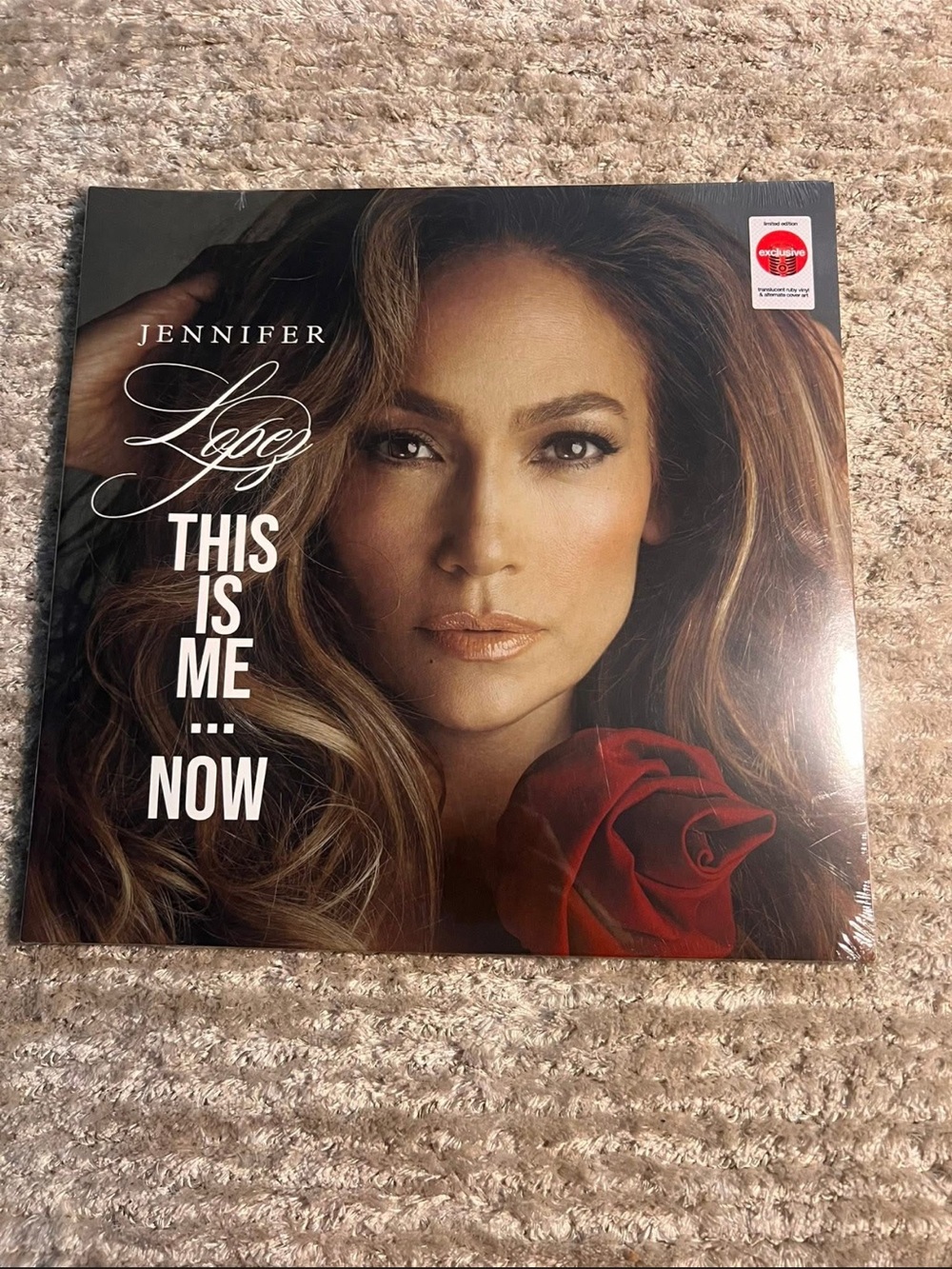 Jennifer Lopez Limited Edition Vinyl with Red Accent